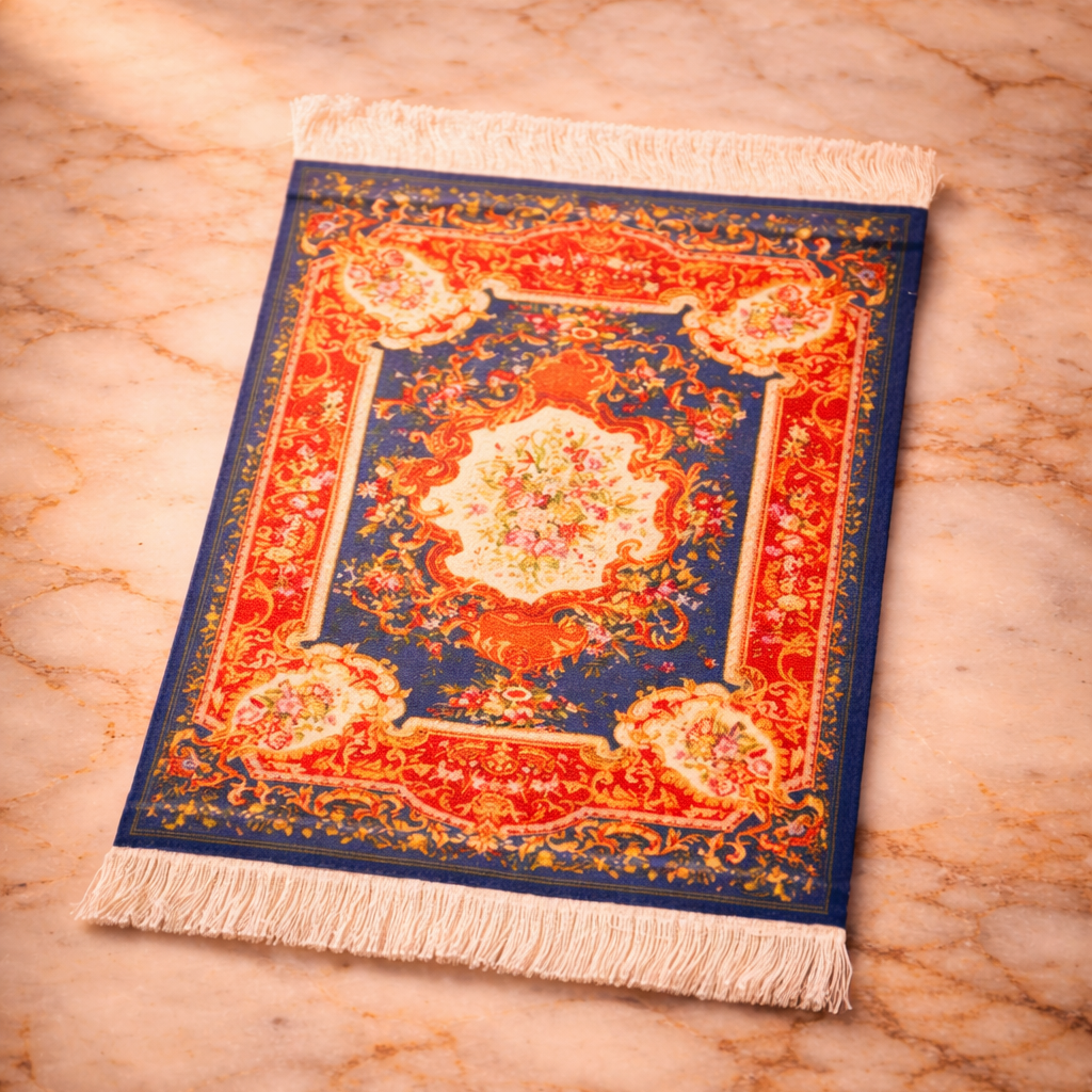 Tohfa Luxe Rimal Elegance Classic Coaster Rug Big - 23x18 cm
