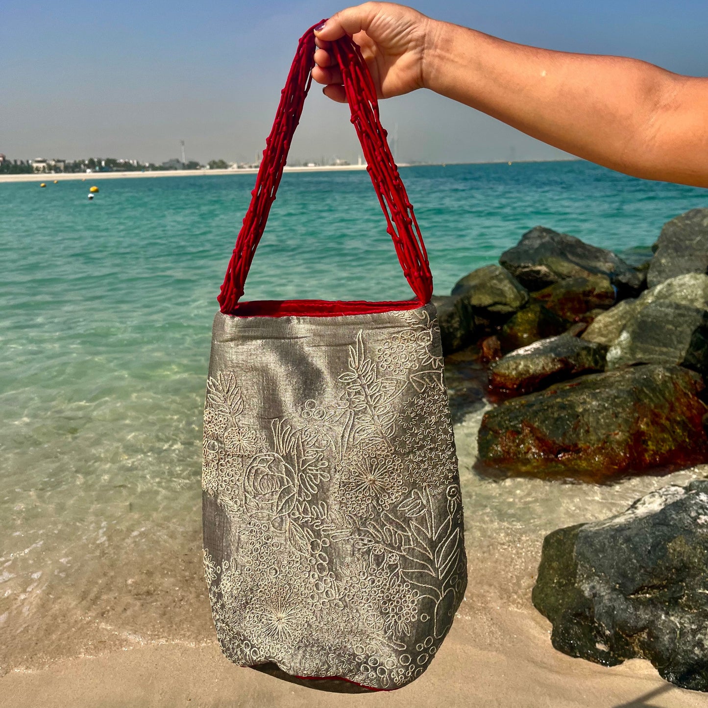 Amira Drift Bloom Tote Bag