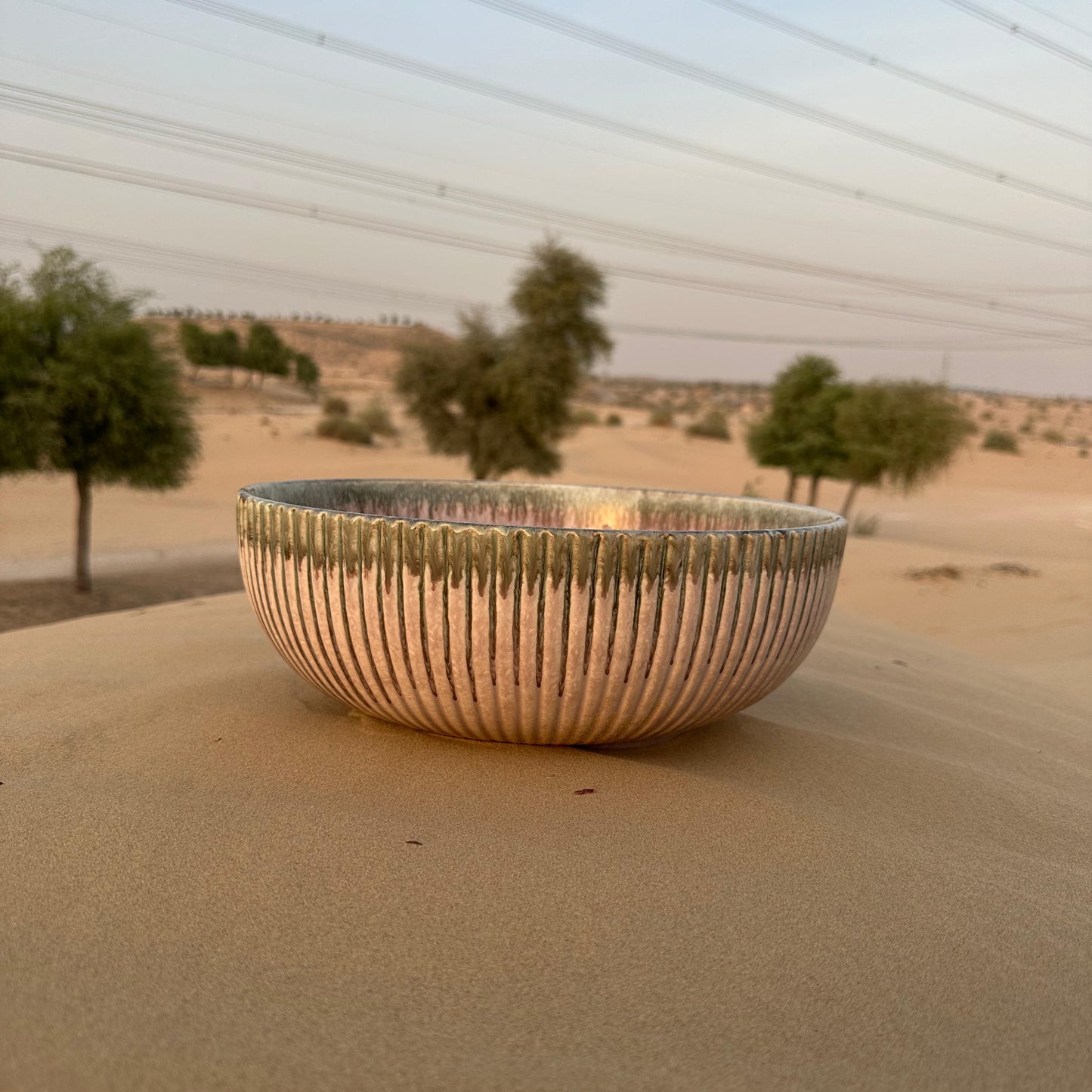 Blush Ceramic Big Serving Bowl