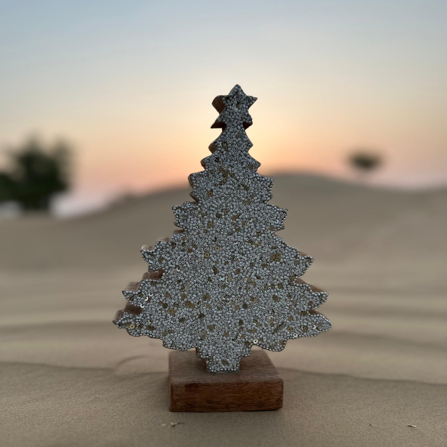 Crystal Spark Tree Christmas Decoration