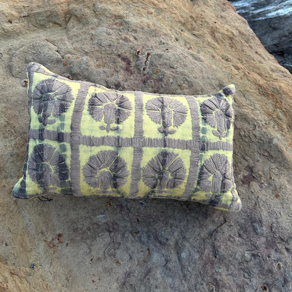 Zohra Yellow Decorative Cushion