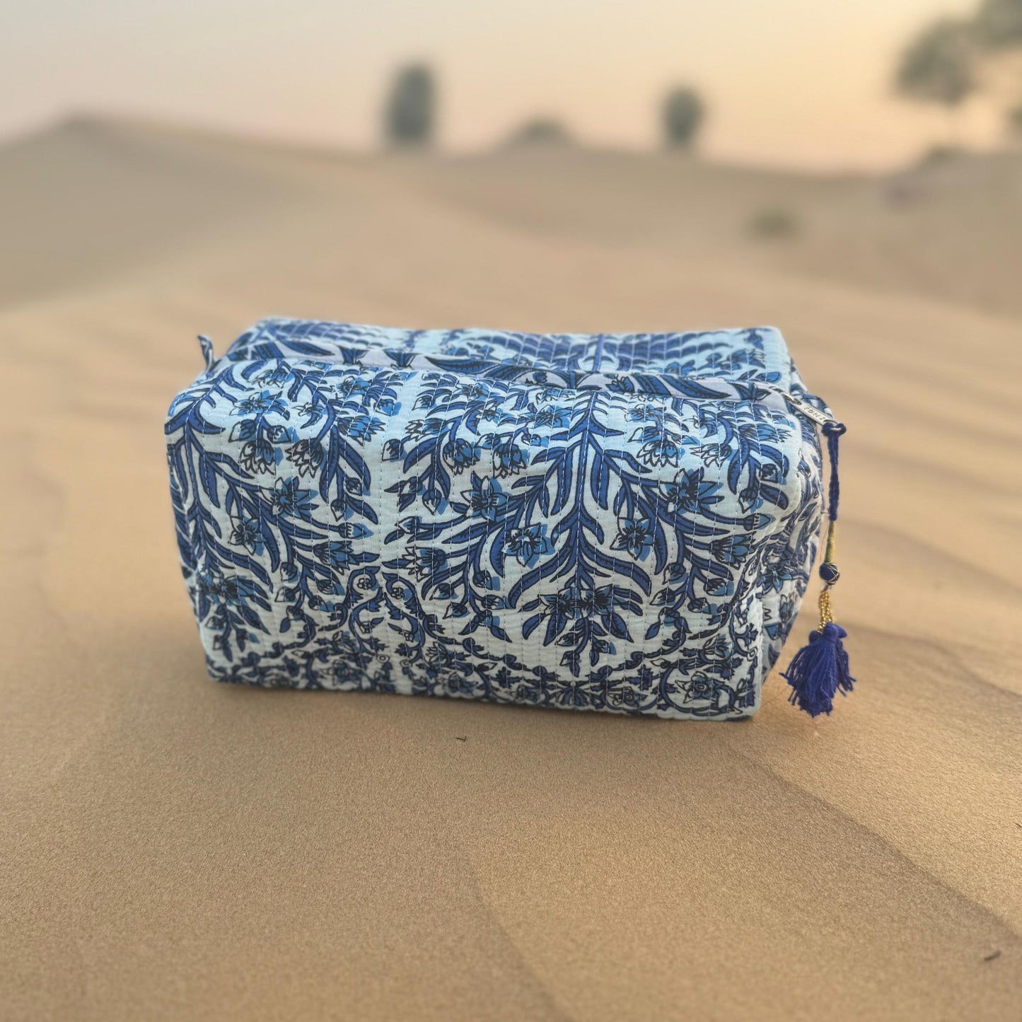 Saj Handmade Block Printed Pouch - Large