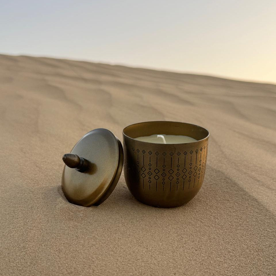 Zariya Brass Oud Candle