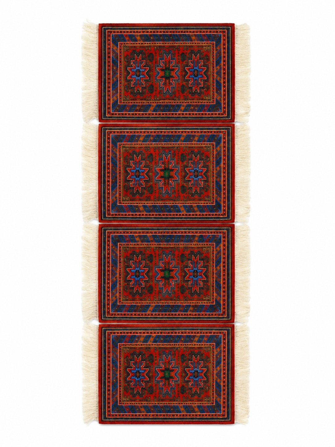 Majestic Arabesque Carpet Coaster Set of 4
