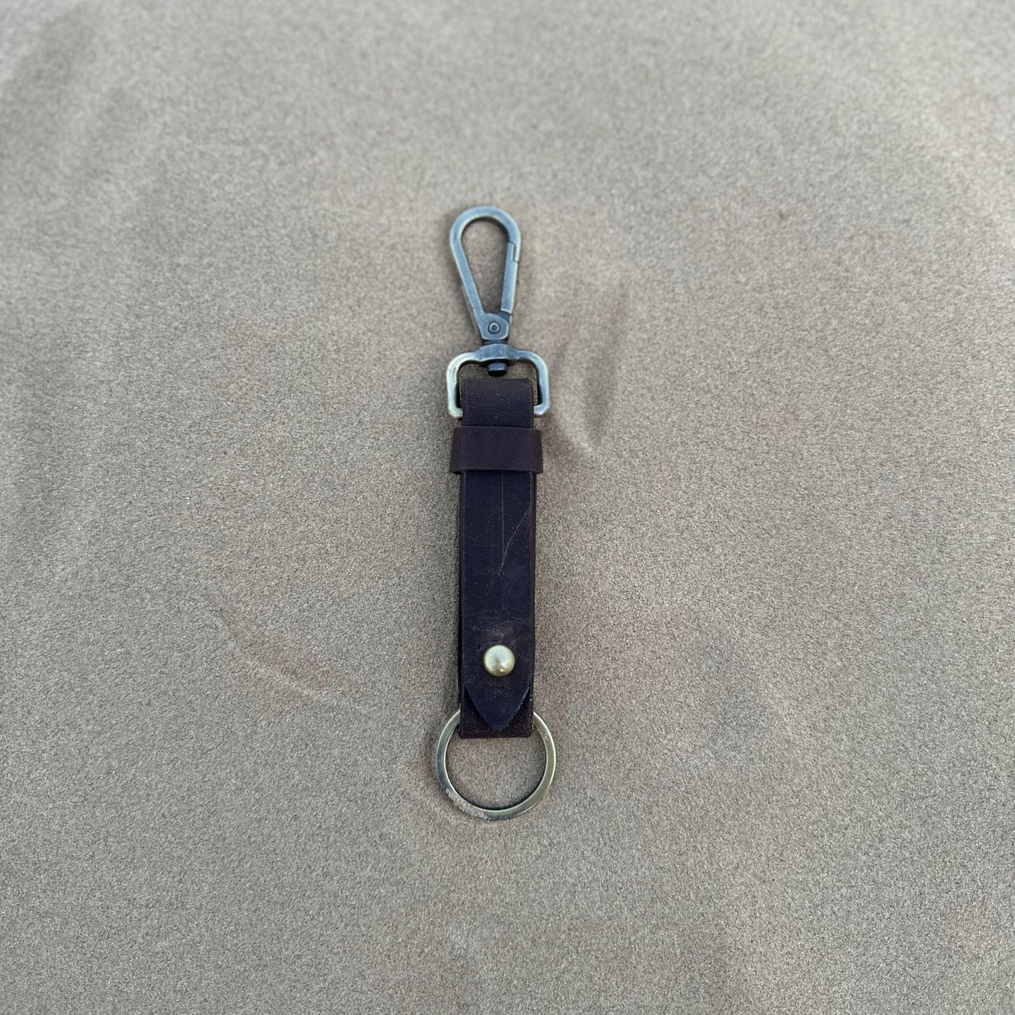 Handcrafted Genuine Leather Key Holder – Brown