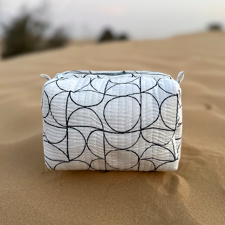 Hana Handmade Block Printed Pouch