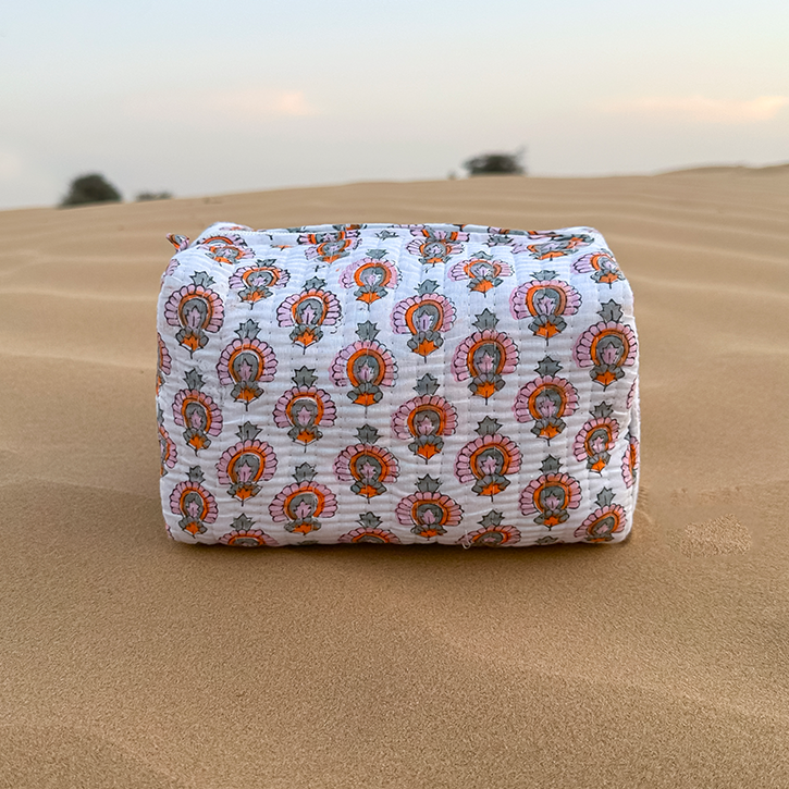 Banya Handmade Block Printed Pouch