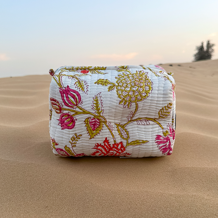 Oro Handmade Block Printed Pouch