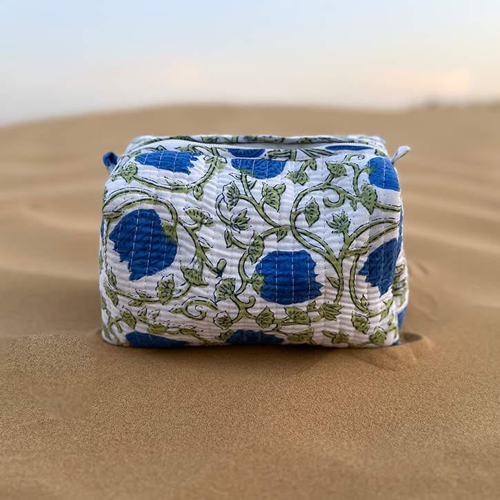 Elvo Handmade Block Printed Pouch