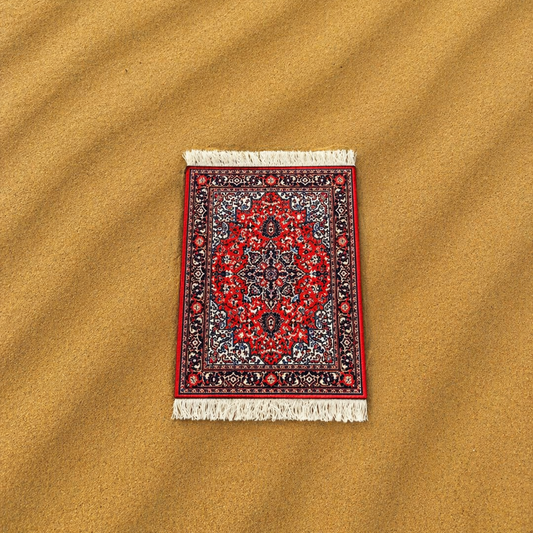 Tohfa Luxe Baraka Heritage Classic Coaster Rug Big - 23x18 cm