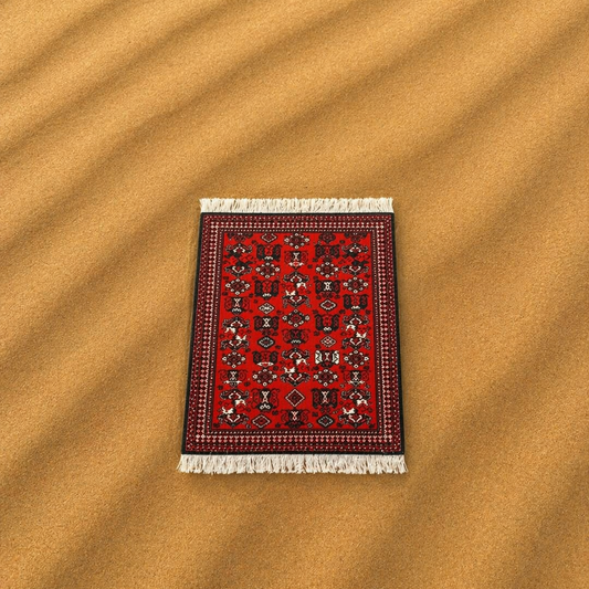 Tohfa Luxe Zahra Heritage Classic Coaster Rug Big - 23x18 cm