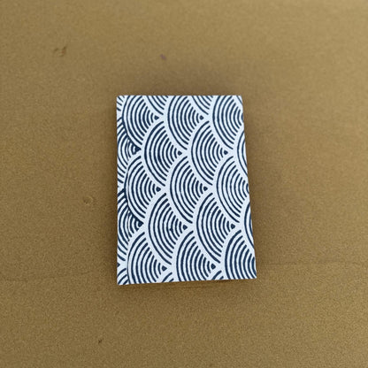 Wave Handmade Block Printed Diary