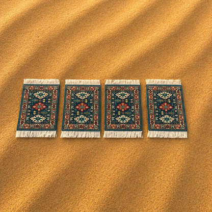 Tohfa Luxe Sahra Coaster Rug - Set of 4