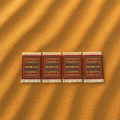 Tohfa Luxe Qamar Al Sultan Luxury Coaster Rug