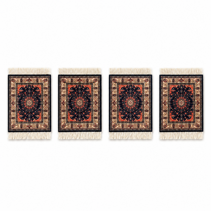 Sultan's Arabesque Carpet Coaster Set of 4
