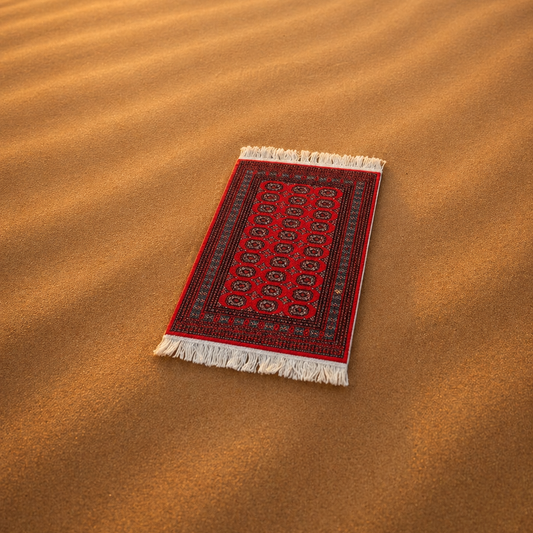 Tohfa Luxe Najma Tile Classic Coaster Rug Big - 23x18 cm