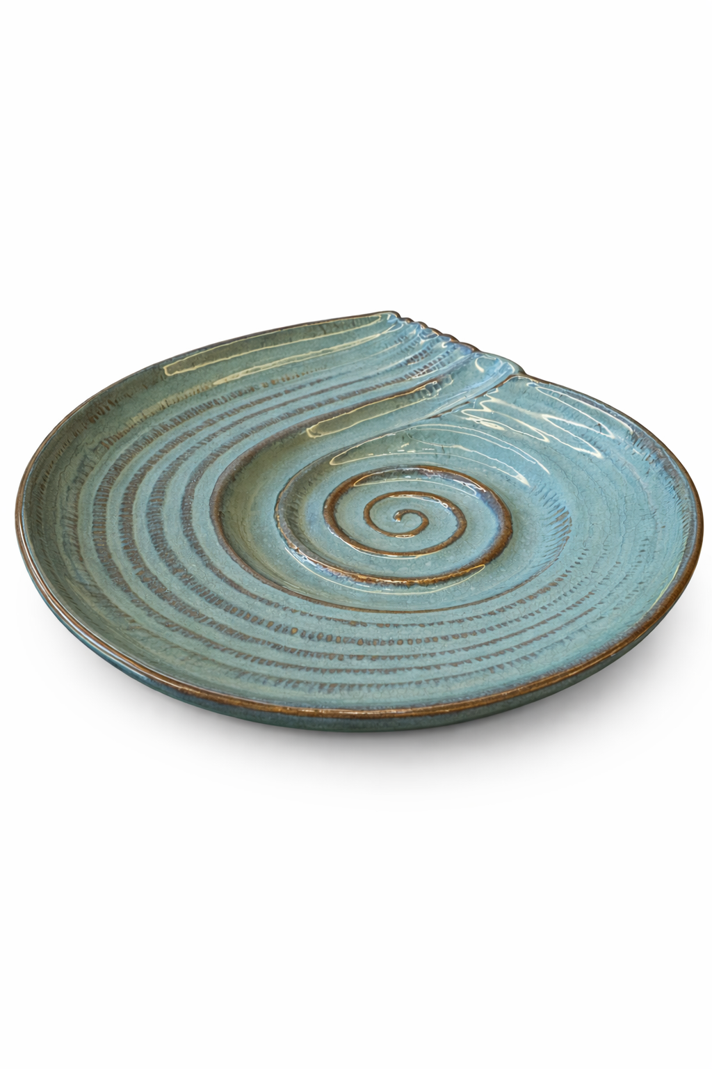 Shell Olive Handmade Ceramic Serving Platter