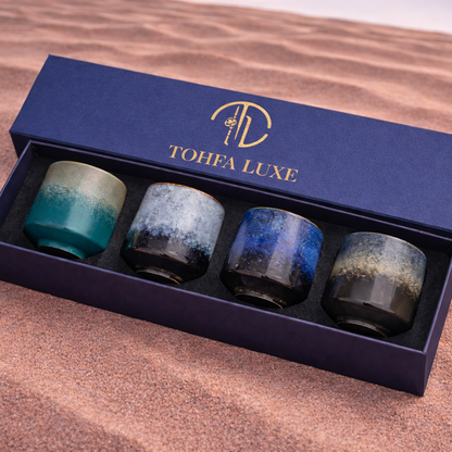 Durrah Ceramic Cup Gift Set of 4