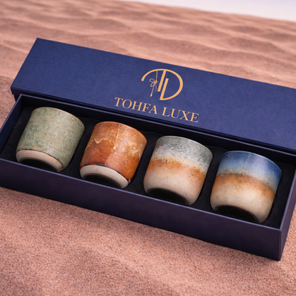 Safa Ceramic Cup Gift Set of 4