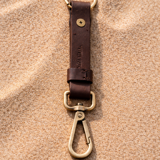 Handcrafted Genuine Leather Key Holder – Brown