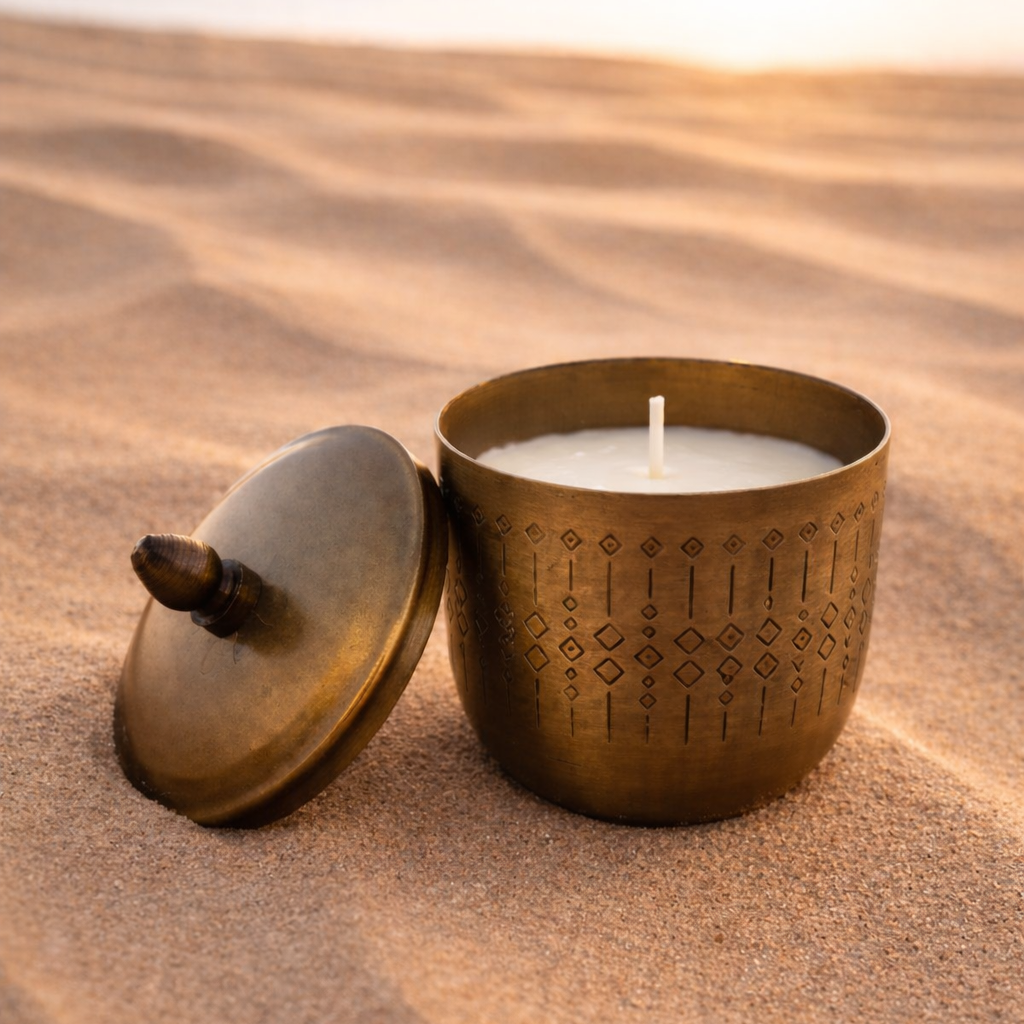 Zariya Brass Oud Candle
