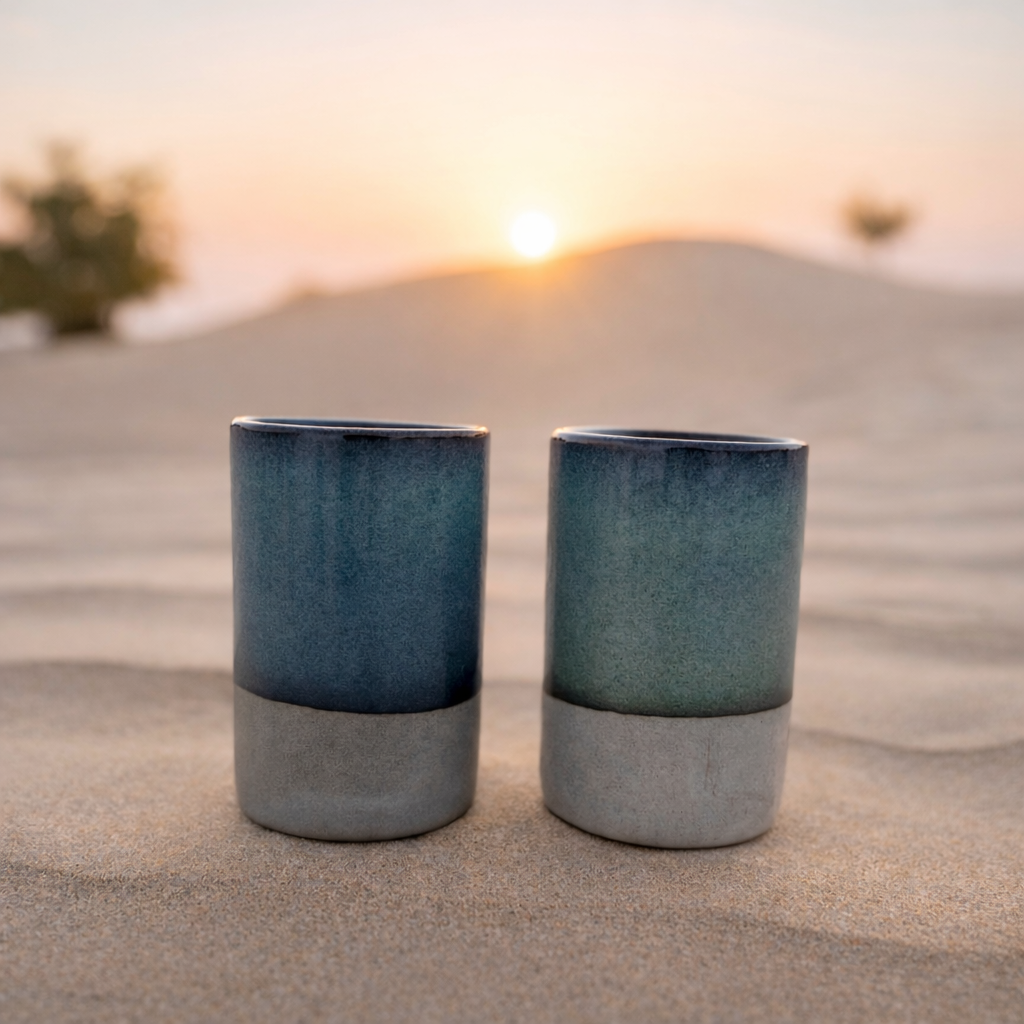 Seaside Earth Handcrafted Jug & Glass Set