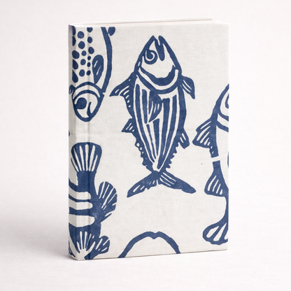 Fish Handmade Block Printed Diary