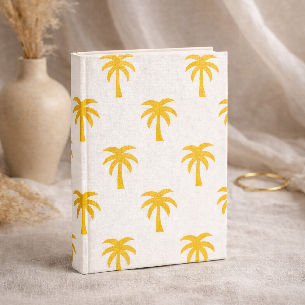 Palm Handmade Block Printed Diary