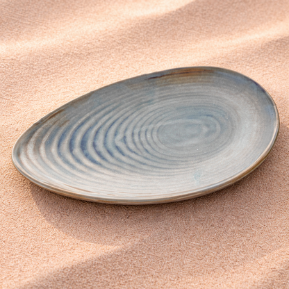 Olive Halo – Handcrafted Ceramic Oval Platter