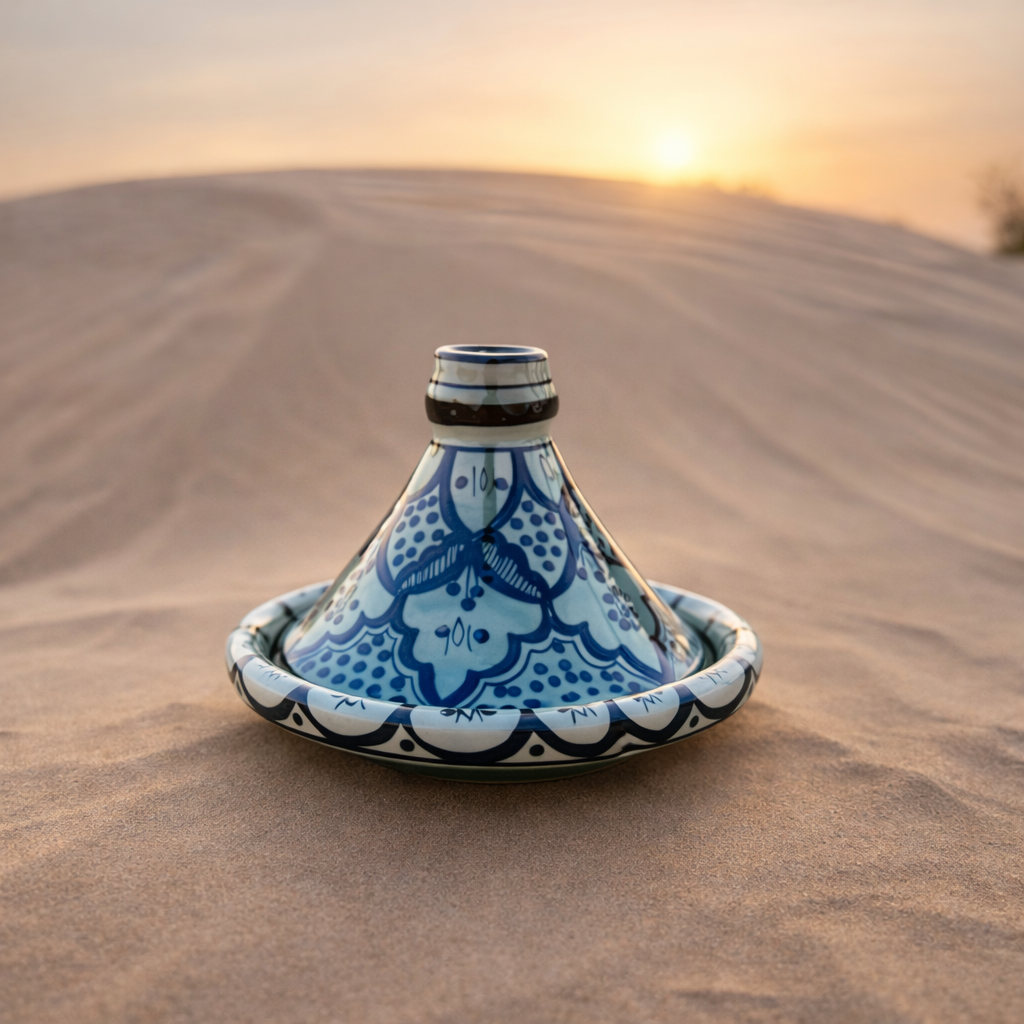 Tazim – Verdant Heirloom Ceramic Bowl with Lid