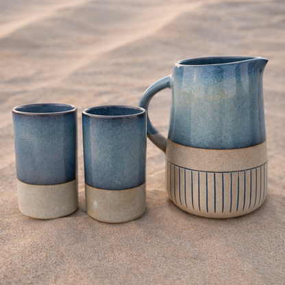 Seaside Earth Handcrafted Jug & Glass Set