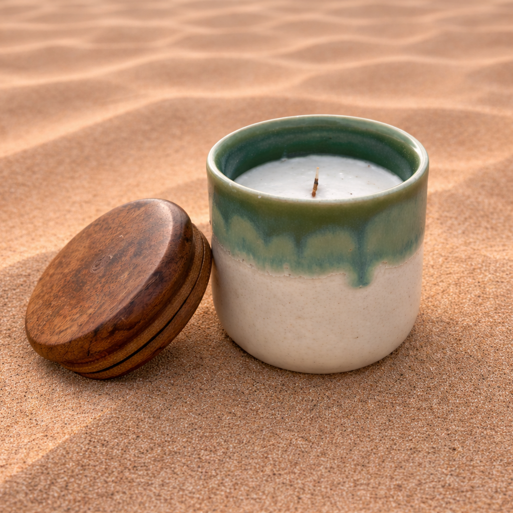 Samaa Lemongrass Green – Handcrafted Soy Wax Candle