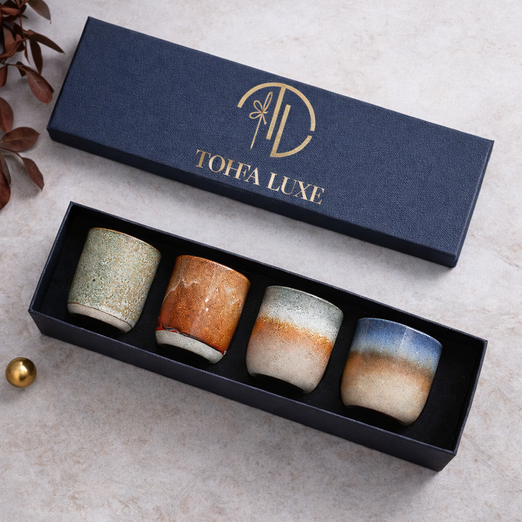 Safa Ceramic Cup Gift Set of 4
