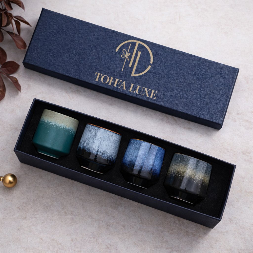 Durrah Ceramic Cup Gift Set of 4