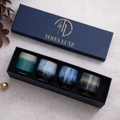 Durrah Ceramic Cup Gift Set of 4