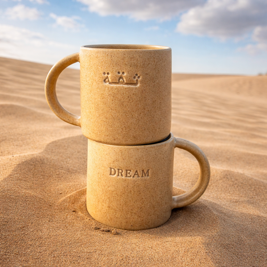 Dream Mug - Arabic & English engraved - Single