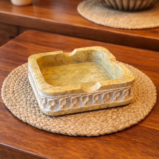 Sahra Handcrafted Marble Ash Tray