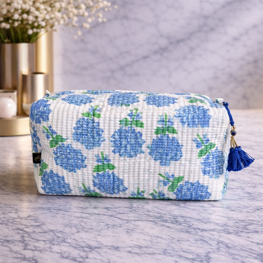 Roya Handmade Block Printed Pouch - Large