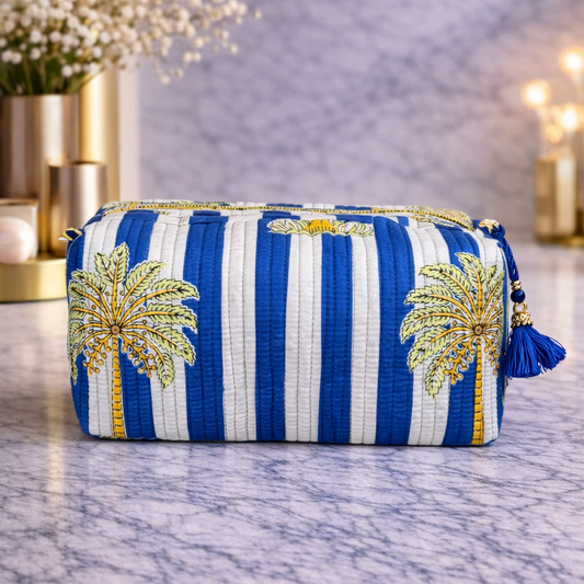 Ruma Handmade Block Printed Pouch - Large