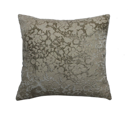Charcoal Patch Work Velvet Cushion – 45 x 45 cm