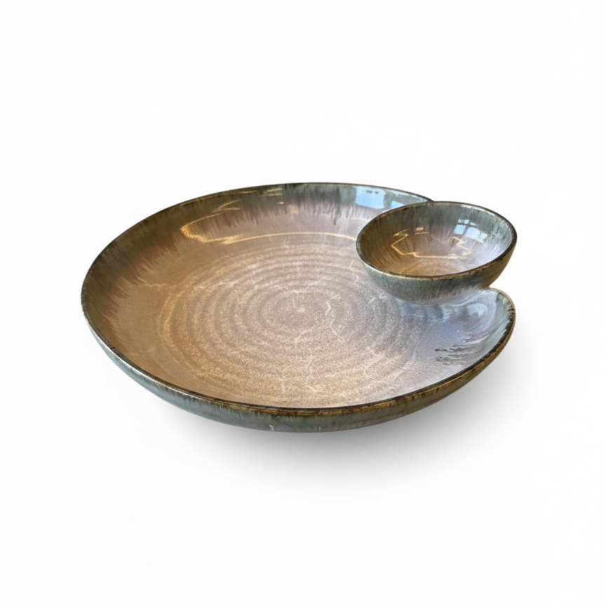 Rimal Handmade Chip & Dip Platter Big