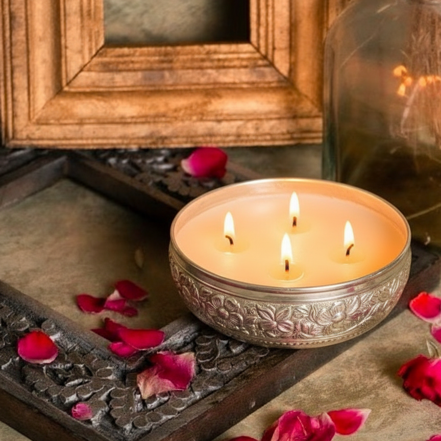 Celeste Urli Big Candle in Premium Velvet Gift Box - Oud fragrance