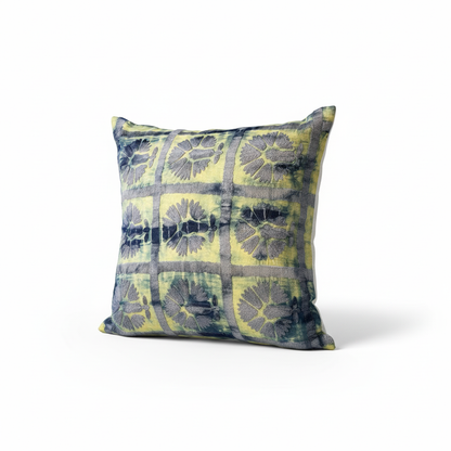 Zohra Yellow Square Decorative Cushion