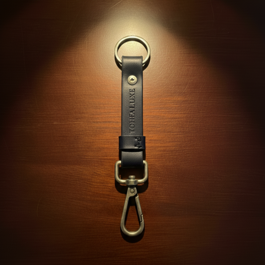 Handcrafted Genuine Leather Key Holder – Brown