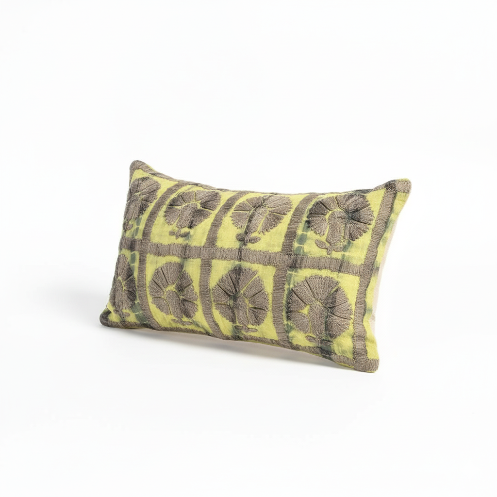 Zohra Yellow Decorative Cushion