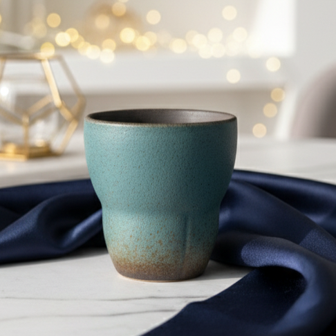 Gradir Blue Ceramic Cup - Single