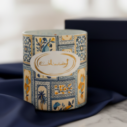 Gratitude Glass Soy Wax Candle in Gift Box