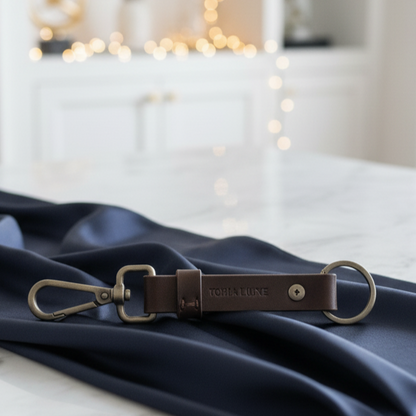 Handcrafted Genuine Leather Key Holder – Brown