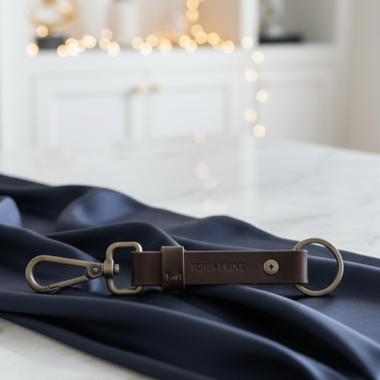 Handcrafted Genuine Leather Key Holder – Brown