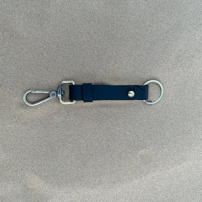Handcrafted Genuine Leather Key Holder – Black